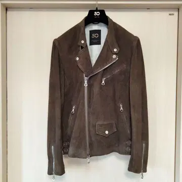 CINQUANTA / BEAMS F 별주 스탠드 칼라 더블 라이더스