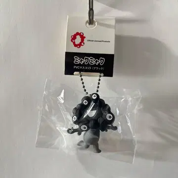 블랙 미야쿠미야쿠 PVC 마스코트 블랙 C 키링 볼체인
