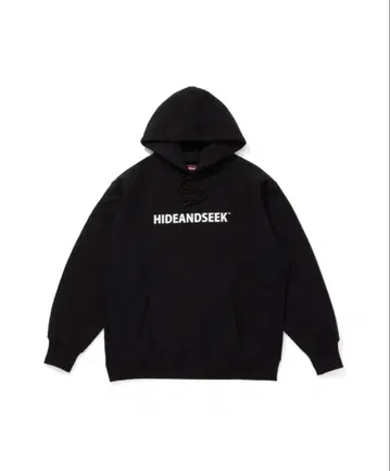 HIDEANDSEEK 블랙 후드티 XL 새상품 텐더 로인
