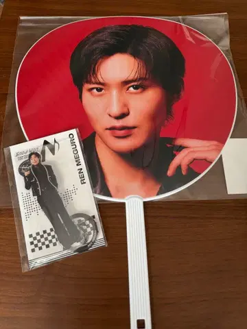 메구로 렌 Snow Man ON 부채, 아크릴 스탠드 세트