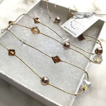 [ 택 포함 미사용 ] SWAROVSKI 크리스탈 목걸이