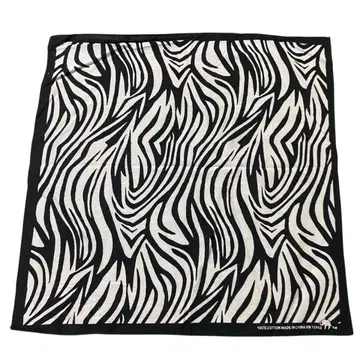 USA 구제 의류 반다나 스카프 제브라 패턴 올 패턴 빈티지 V16