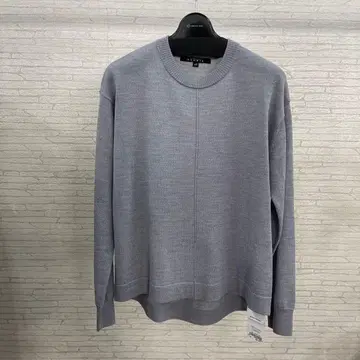 PERRIS 그레이 크루넥 니트 사이즈 M