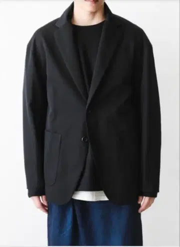 카즈유키 쿠마가이 60/2 플라넬 고밀도 개버딘 테일러드 자켓