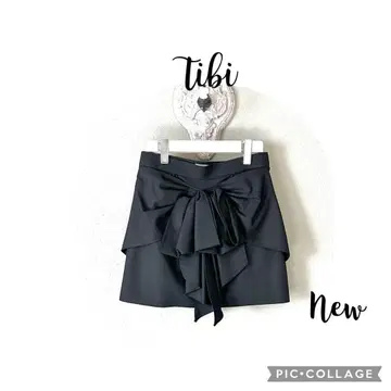 Tibi 블랙 플레어 스커트 새상품 일본제
