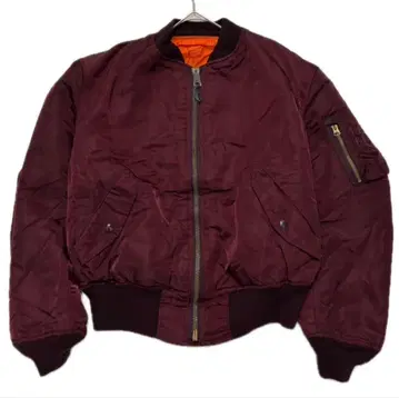 ALPHA 레어 컬러 80s 구 블랙택 IDEAL MA-1 보르도