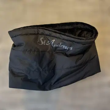 [ 할인 ] StAndrews 블랙 넥워머 플리스