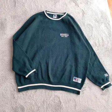RUSSELL ATHLETIC 러셀 다크 그린 스웨터 M
