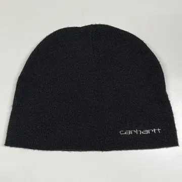 carhartt 블랙 니트 모자 자수 로고 원 포인트 칼하트
