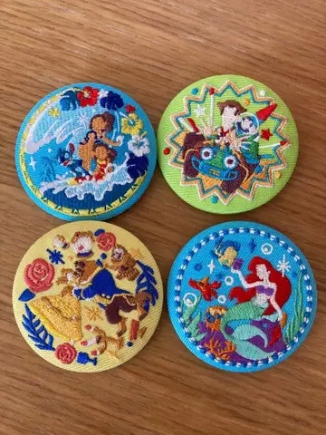 디즈니 자수 캔뱃지 비스킷 2