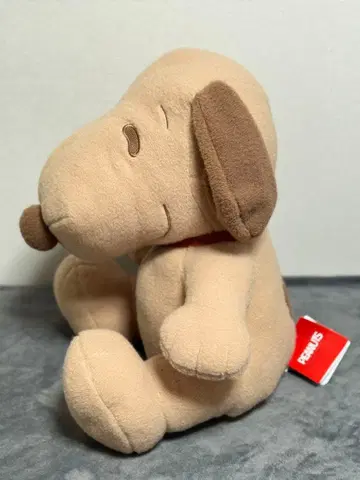 거대! SNOOPY 슈퍼 라지 봉제 인형 복슬복슬 브라운 Ver.