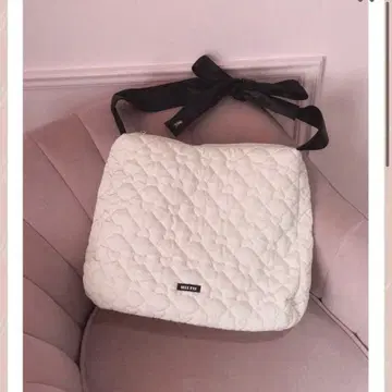 meltie 하트 퀼팅 백 미사용