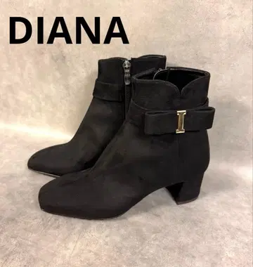 다이애나 버클 블랙 숏부츠