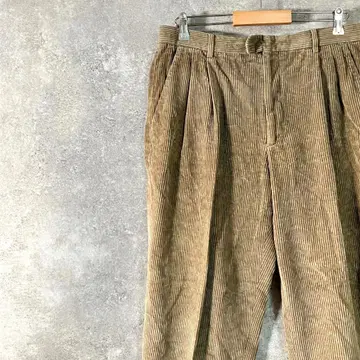 Salvatore Ferragamo 코듀로이 팬츠 브라운 와이드