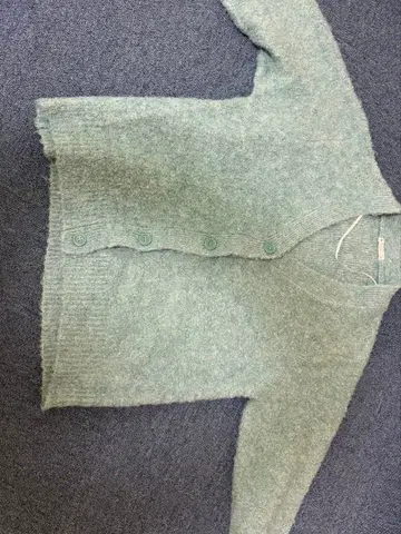 GLACIER LUSSO 민트 그린 가디건 M