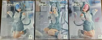 리제로 yumemirize 피규어 3종 세트