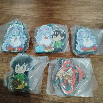 이종족 리뷰어즈 무코다 아크릴 키링 5개 세트