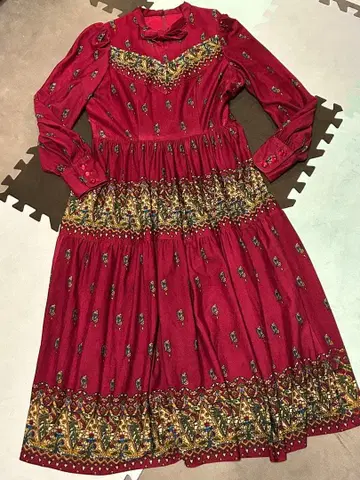 레트로 핸드메이드 멋진 원피스