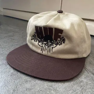 HUF 스냅백 캡 베이지/브라운