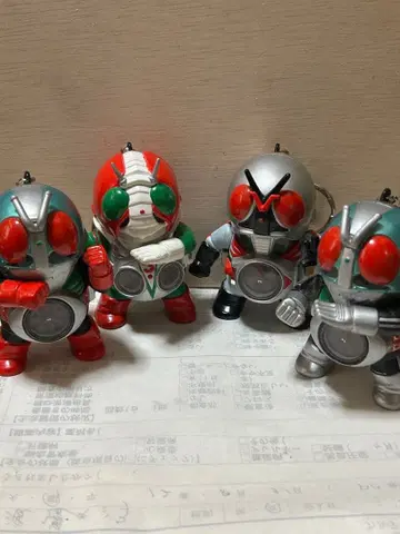 가면라이더 키링형 피규어 4체 세트