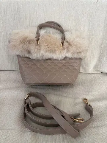 다이애나 그레이지 퍼 퀼팅 2way 백