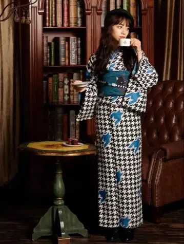 [ 완판템 ] 후리후 코몬 이중 기모노 하운드투스