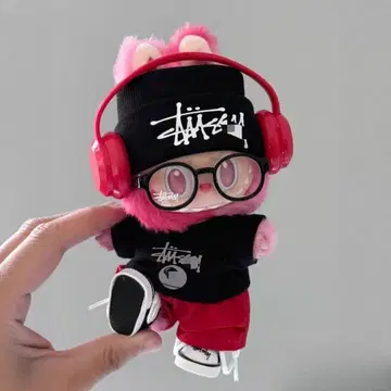 labubu 봉제 인형 의류 6세트