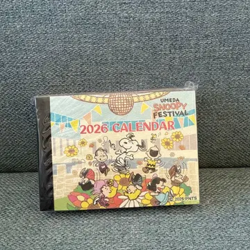 스누피 페스티벌 한정판 일력 메모 2026