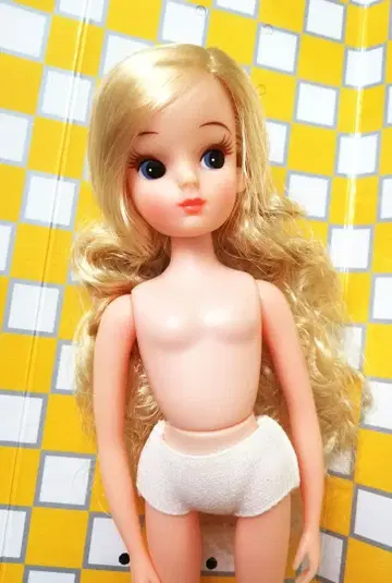 복각 초창기 리카짱 금발 포근한 컬리롱 캐슬