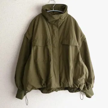 CIAOPANIC TYPY 멀티웨이 밀리터리 밑단 드로스트 스탠드 블루종