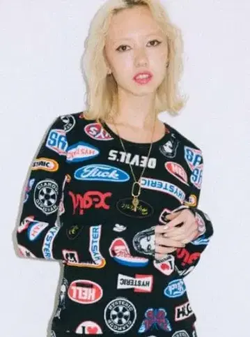 X-girl x HYSTERIC GLAMOUR THERMAL LsTEE