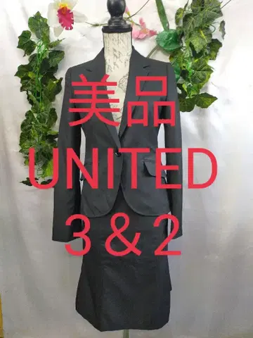 새상품급 언타이틀 수트 상의 3 하의 2 실크 믹스 헤링본 블랙
