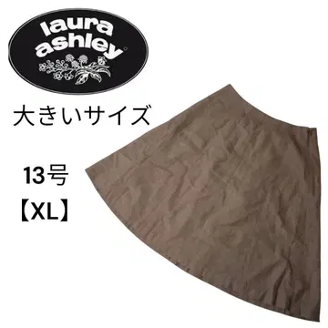 [ 빅 사이즈 ] 로라 애슐리 플레어 스커트 울 혼방 13 XL