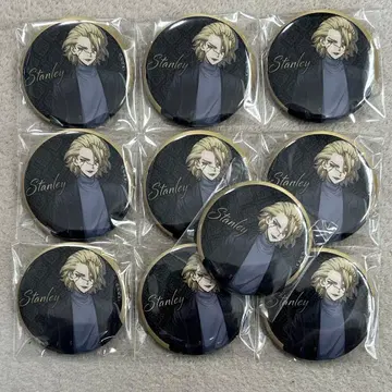 Dr.STONE THE 캐릭터 블랙 수트 캔뱃지 스탠리 인출 10점
