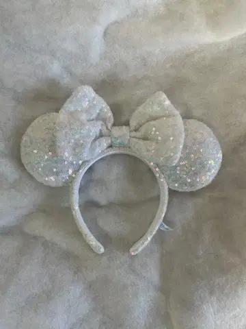 미니 마우스풍 라이트 블루 머리띠