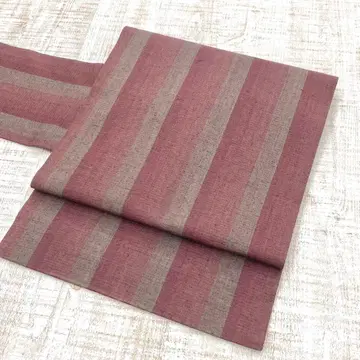 순수 실크 9치 나고야 오비 그라데이션 줄무늬 기모노 원단으로 제작