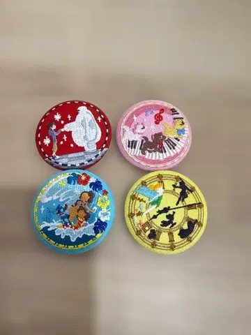 디즈니 자수 캔뱃지