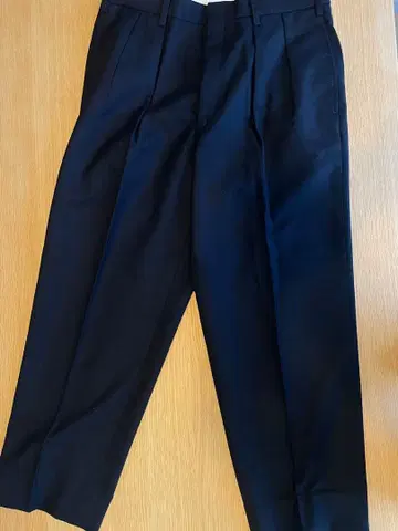 BEAMS F 빔즈 F 팬츠 울 카노니코 네이비