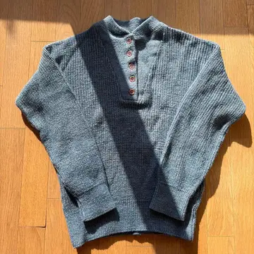 L.L.Bean 80's HIGH TREK YARN 헨리넥 스웨터