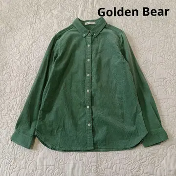 [컨디션 최상] 골든베어 코듀로이 컬러풀 버튼 셔츠 L