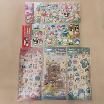 클리어 캔디 씰 캐릭터 도감 씰 씰 산리오 하피단부이