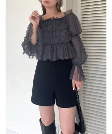 SNIDEL 로빙 심플 숏팬츠