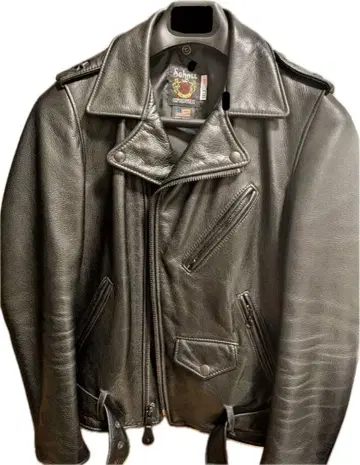 Schott 원스타 블랙 더블 라이더스 513ust 34