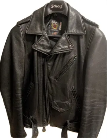 Schott 원스타 블랙 더블 라이더스 513ust 34