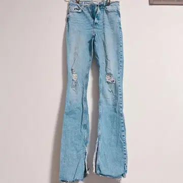 ZARA 플레어 데님 라이트 블루 EUR36