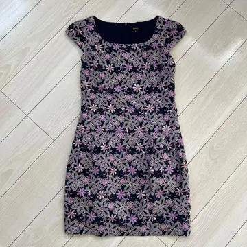 토카 네이비 퍼플 원피스 사이즈 2 TOCCA