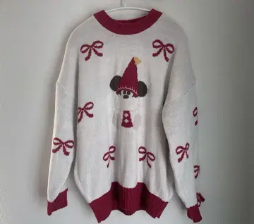 디즈니 크리스마스 릴린린 스웨터