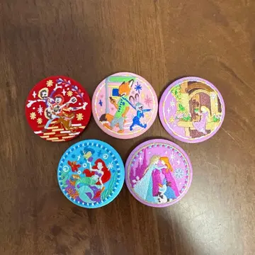 Disney Characters 자수 캔뱃지 비스킷 2