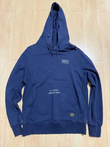 HUF 네이비 후드티 M 사이즈