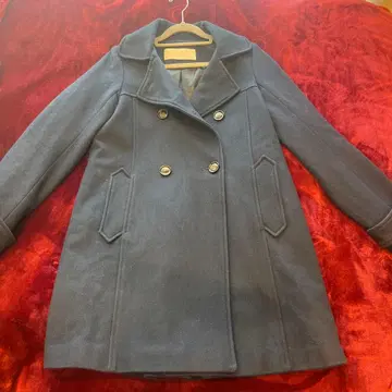 새상품급 유럽에서 유명한 남프랑스발 더블 브레스트 체스터 코트